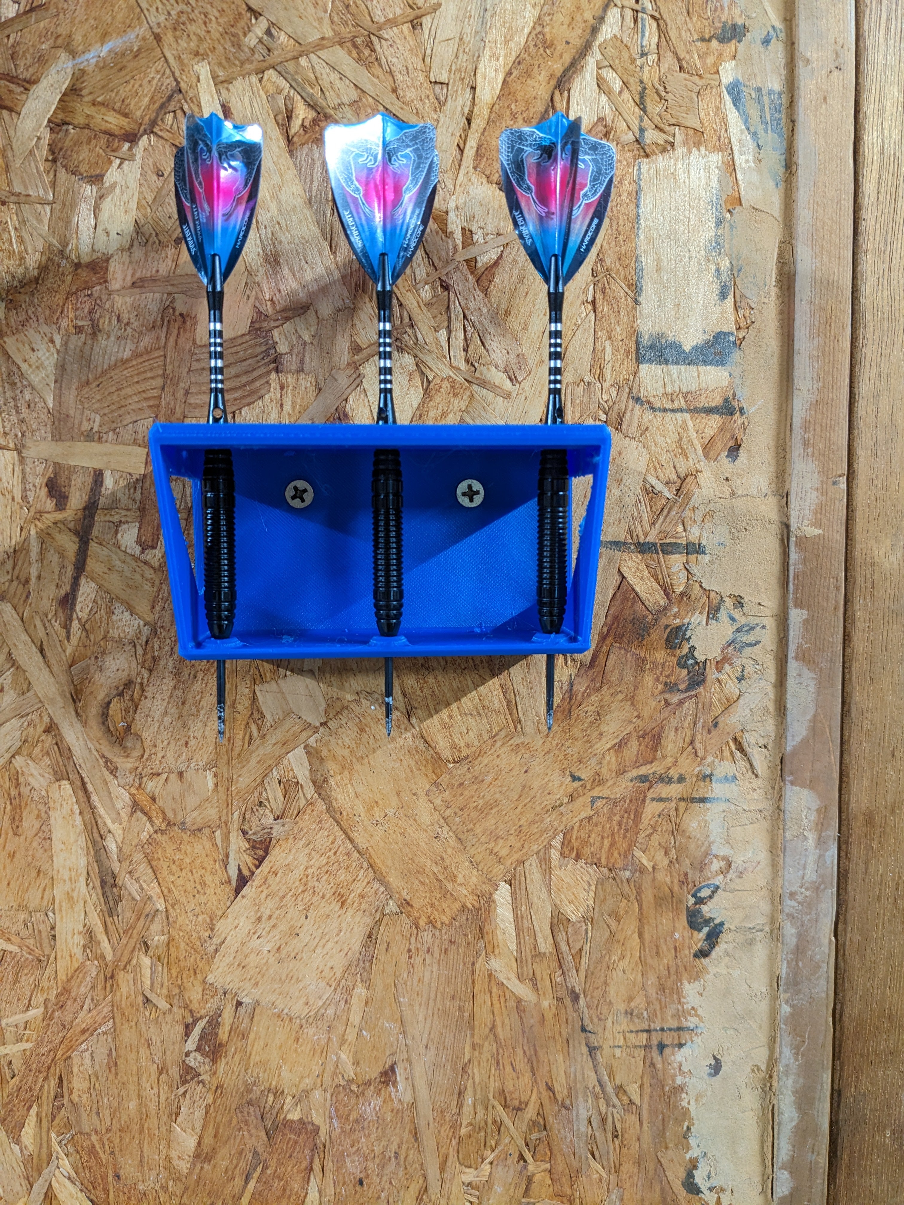 Vægmonteret Dart Holder til 3 Dartpile