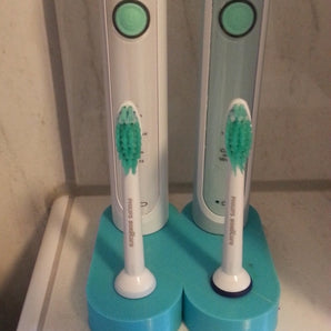 Dobbelt Philips Sonicare Tandbørsteholder