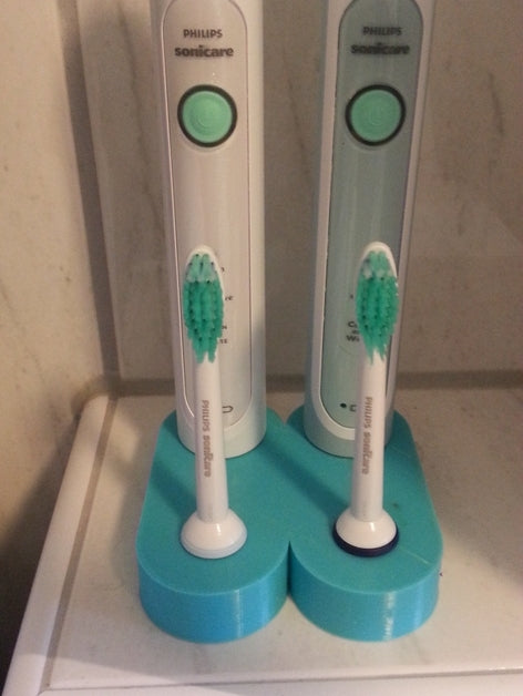 Dobbelt Philips Sonicare Tandbørsteholder