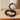 Dekorativ og minimalistisk BlackMamba slange skulptur