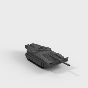 Stridsvagn 103 svensk S-Tank kampvogn miniature