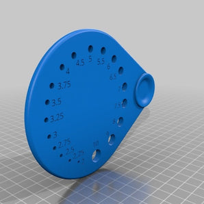 Strikkepinde Målere EU størrelser