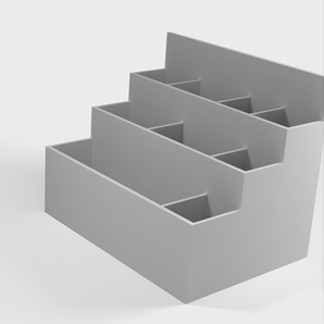 9-Compartment Desk Organizer for Office Organization