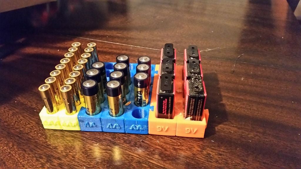 Modulær Batteri Holder til AA, AAA, Mønt og 9v Batterier