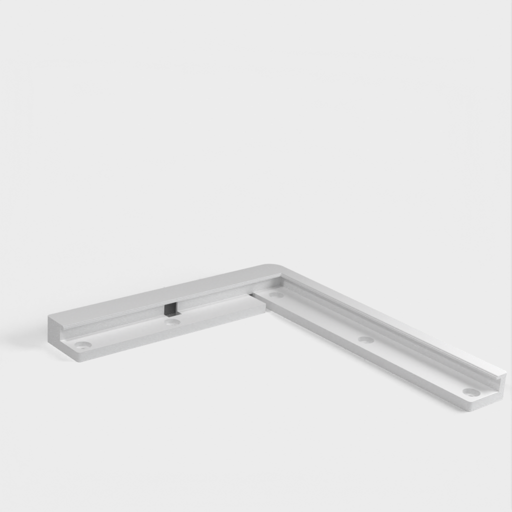 Asymmetrisk iPad-vægmontering med opladningsfunktion og aftagelig holder