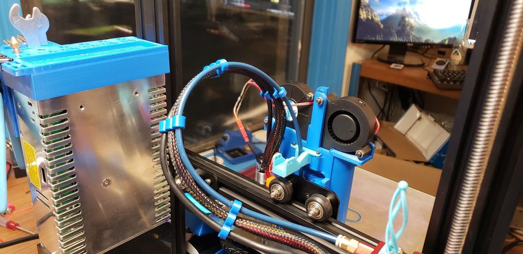Creality Kabel- og Bowden-klips - Til Ender 3 og CR-10 Serien