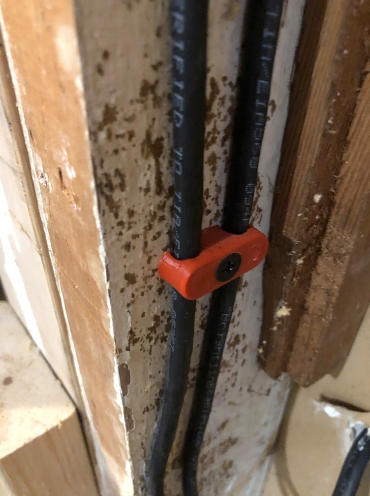 Dobbelt Ethernet Kabelklemme