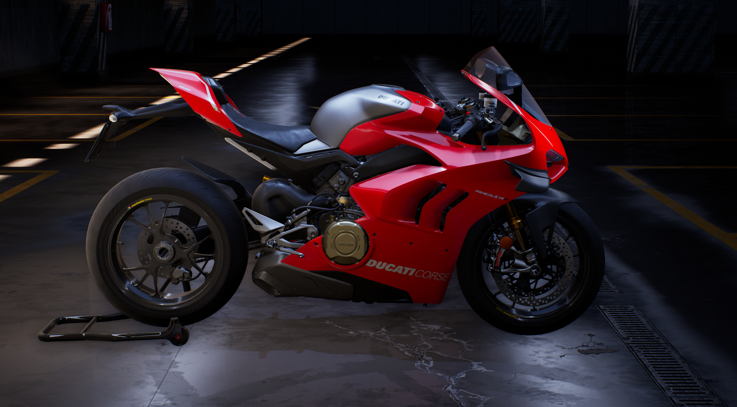 2019 Ducati Panigale V4 R: Detaljeret 3D-model