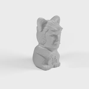 "Cat Trump: Sjov Kat og Trump Statue"