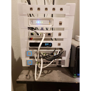 Modulært mini rack til UniFi netværk