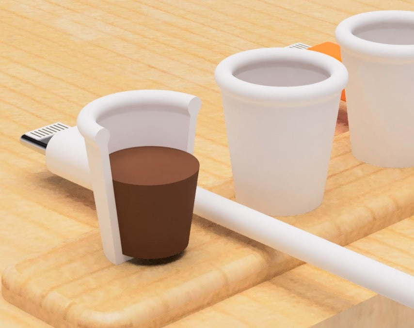USB Kabelholder i Kaffekop Design
