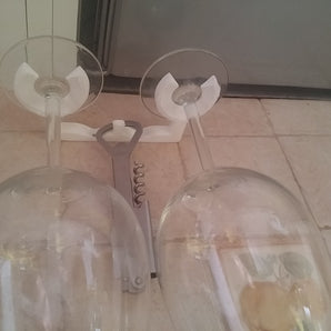 Vinholder med Krabbe Design