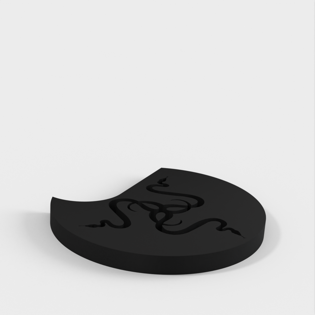 Razer Xbox controller stand med stort Razer logo