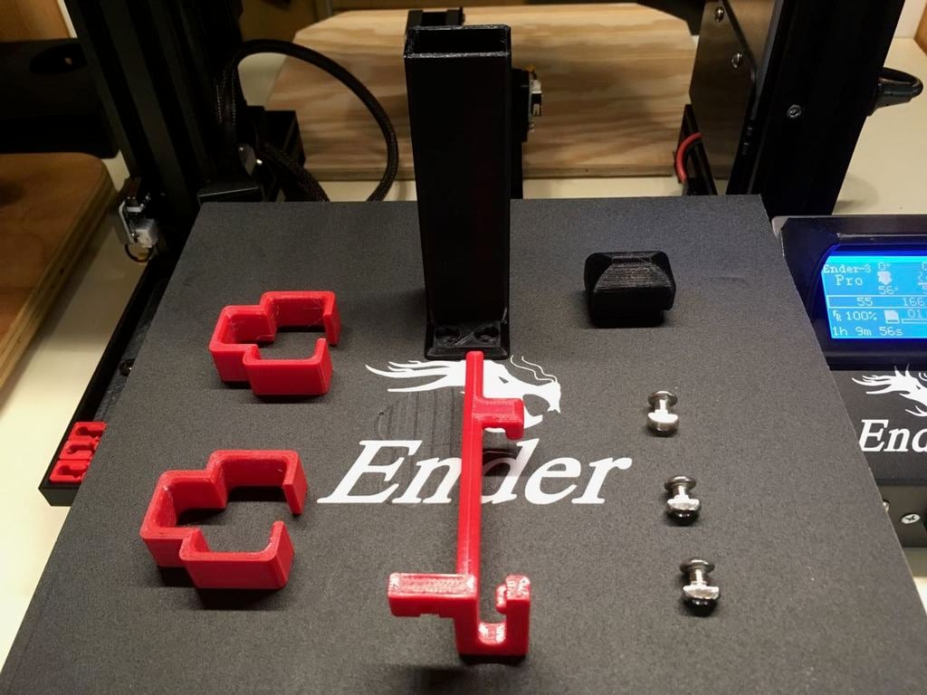Ender 3 / Ender 3 Pro Kabelhåndtering og Kabelholder
