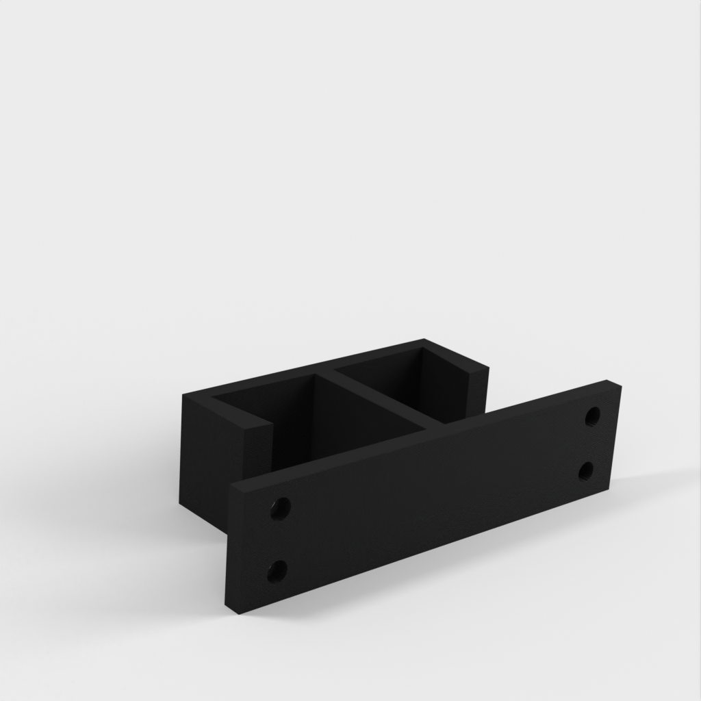 Dobbel kabelholder til bord / Under bordet kabelholder til IKEA skrivebord