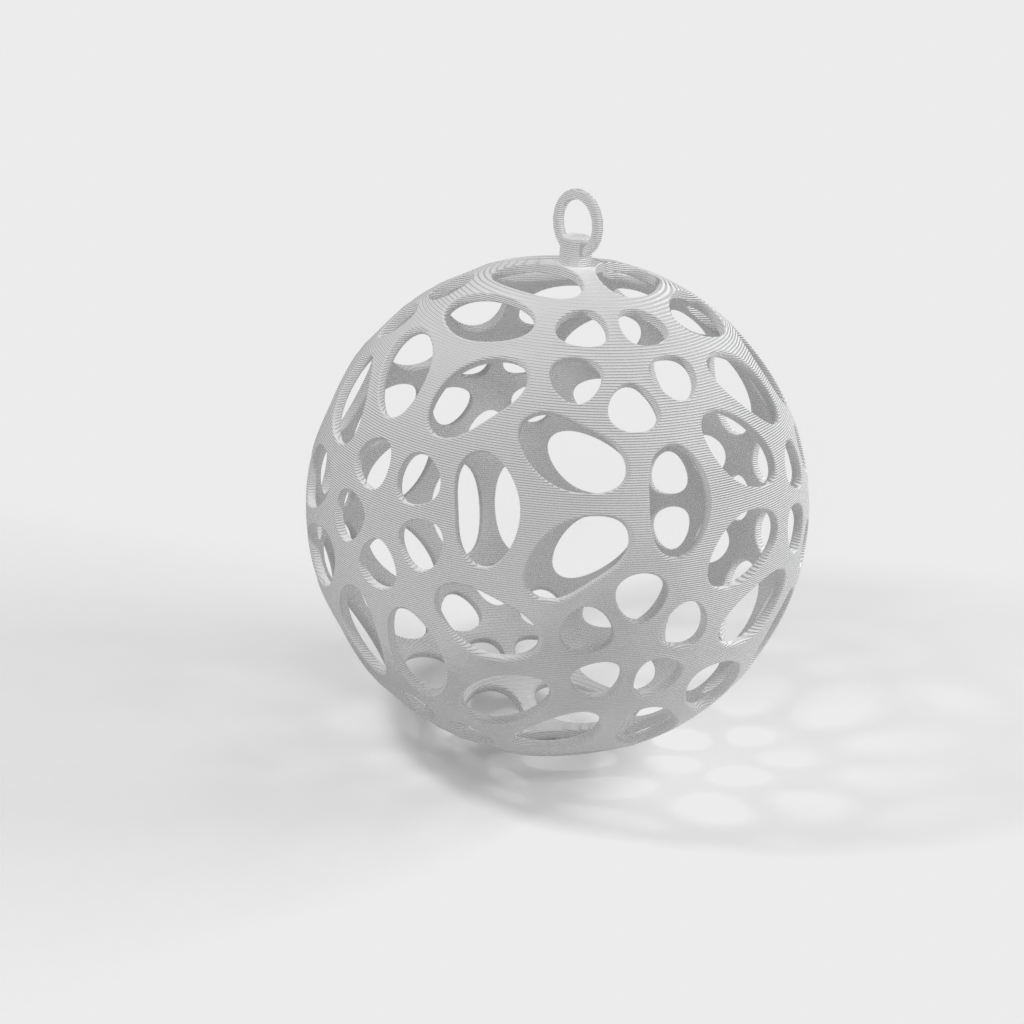 Julekugler - P2040 til 3D-print fra Greendrop3D