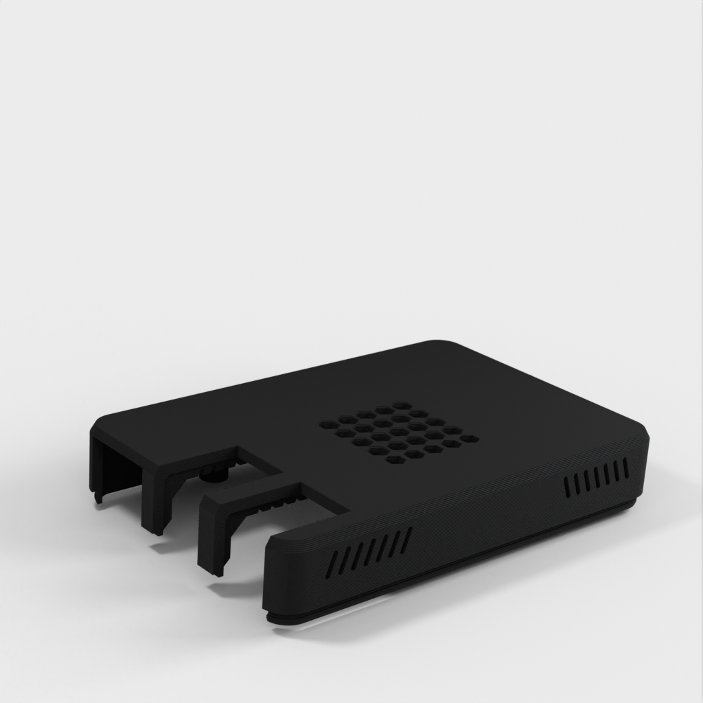 Raspberry Pi 5 Case med Ventilationshuller og Nyt USB/LAN-layout
