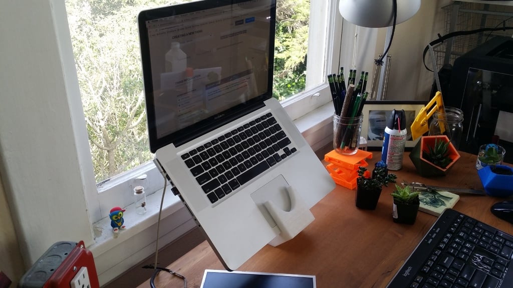Ergonomisk Macbook Pro Stand til Skrivebord – Til Apple Bærbare