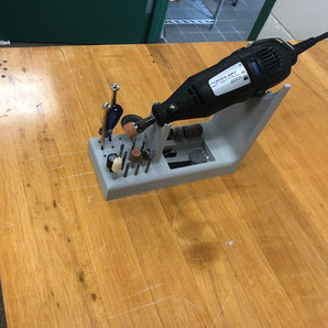 Dremel Stand med Bit Organizer og Ledningsholder
