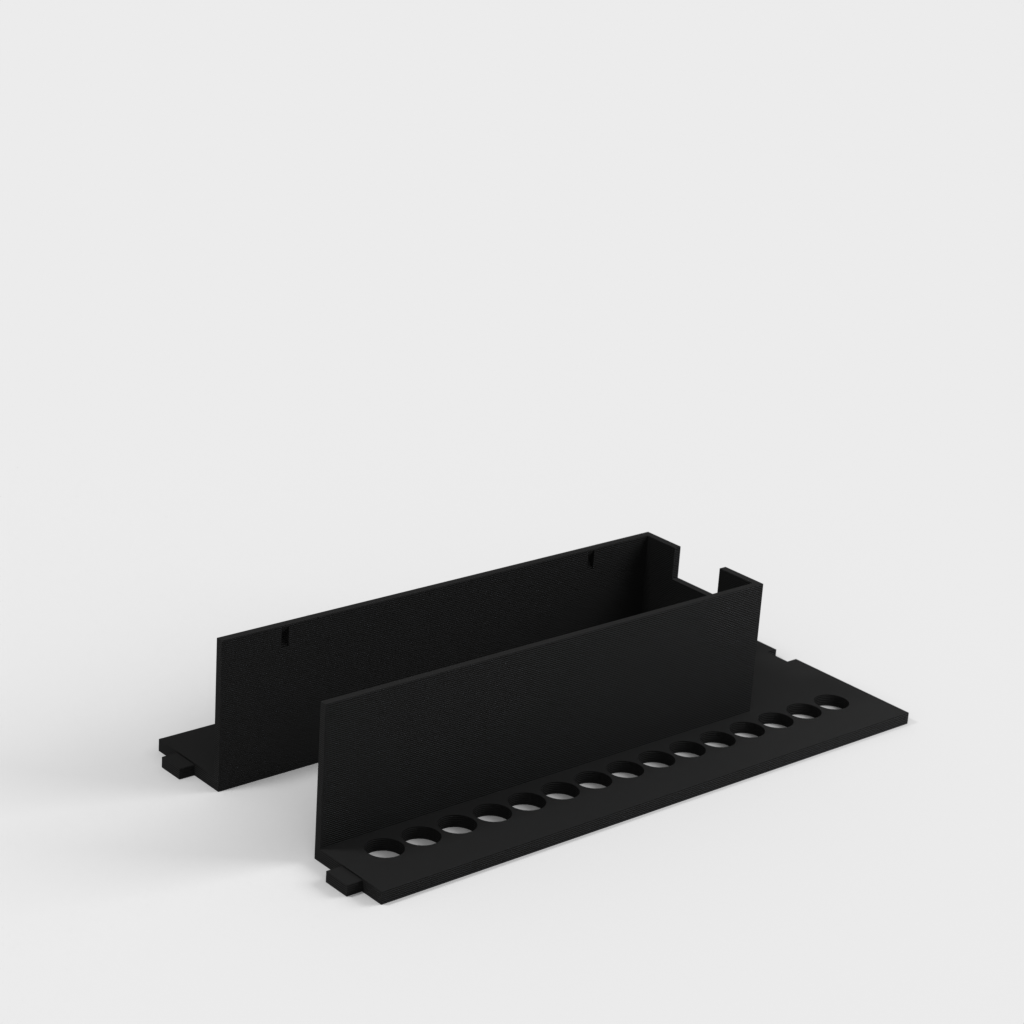 DIN-monterbart etui til Arduino NANO med Ethernet-skjold og terminaladapter IO-skjold