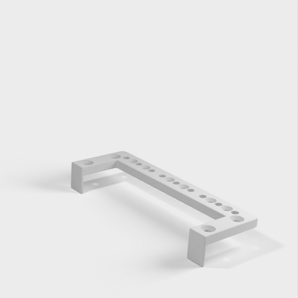 3U Rack-rail til Ikea Lack Bord