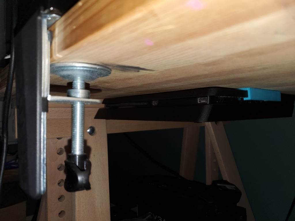 Playstation 4 Slim Monteringsclips til Under Skrivebord