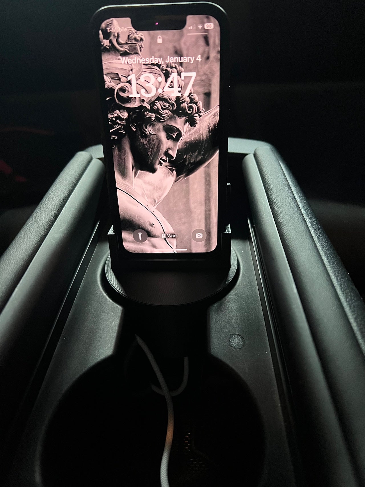 Opladningsdock til iPhone Mini i Kopholder - Toyota GR86/Subaru BRZ (2022+)