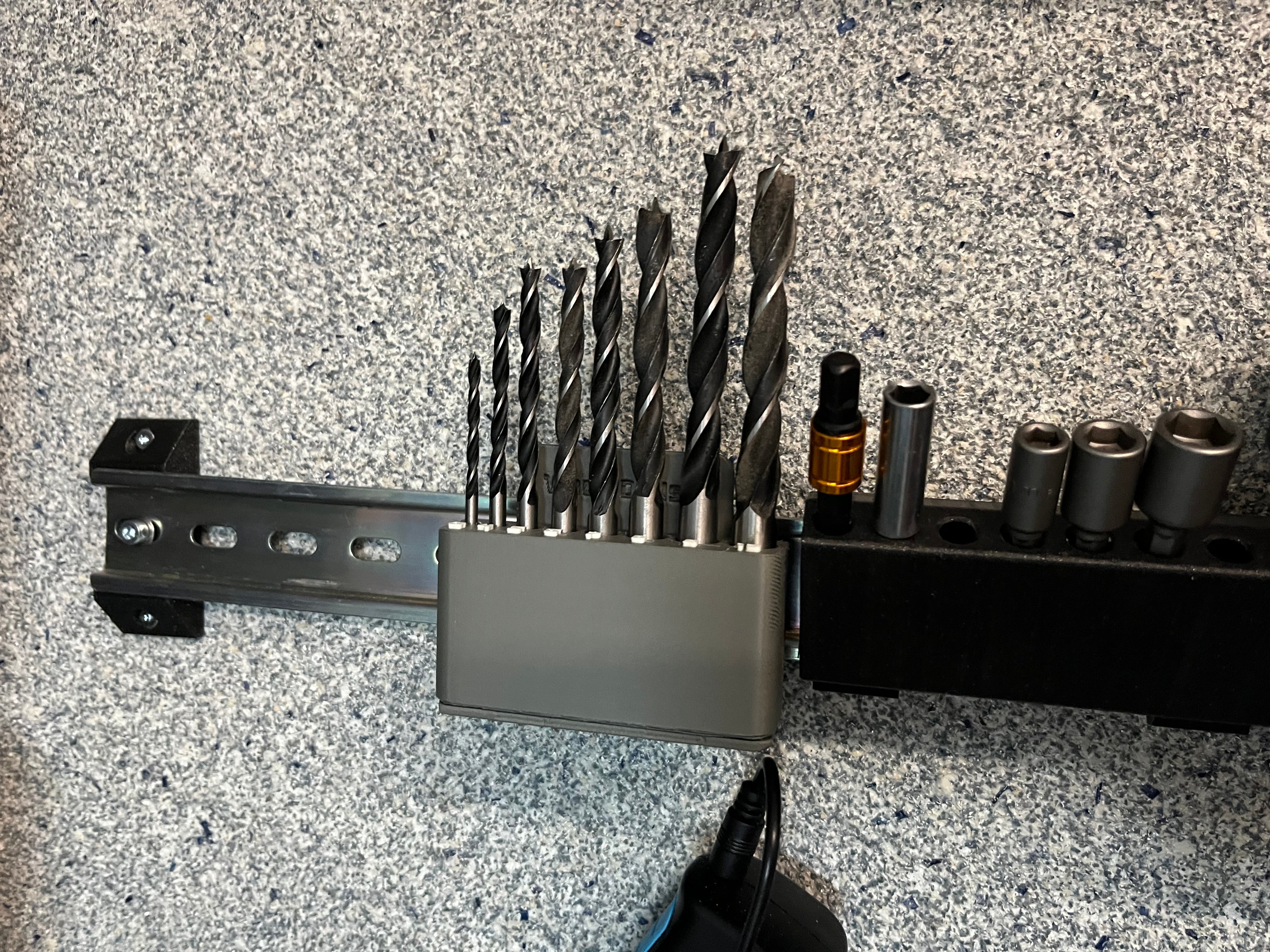 Magnetisk DIN Skinne Borholder (3-10 mm)