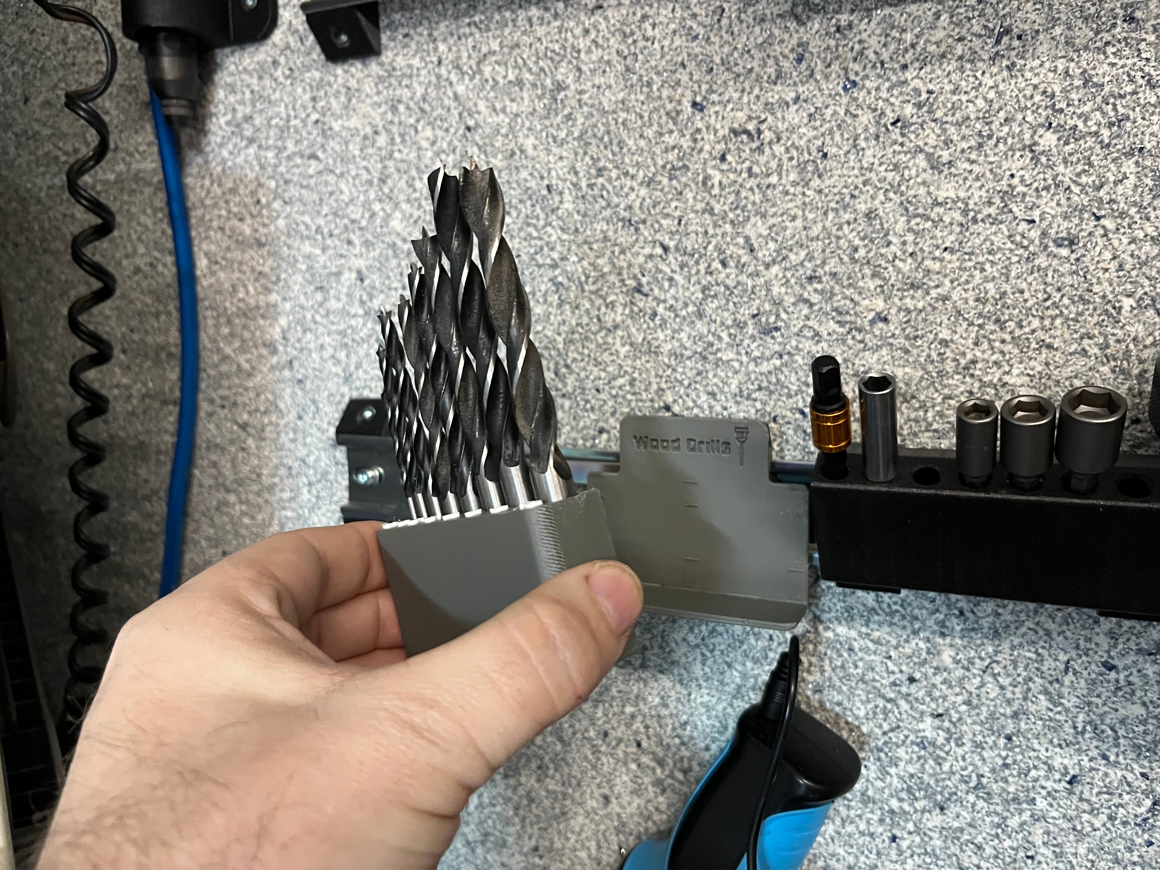 Magnetisk DIN Skinne Borholder (3-10 mm)