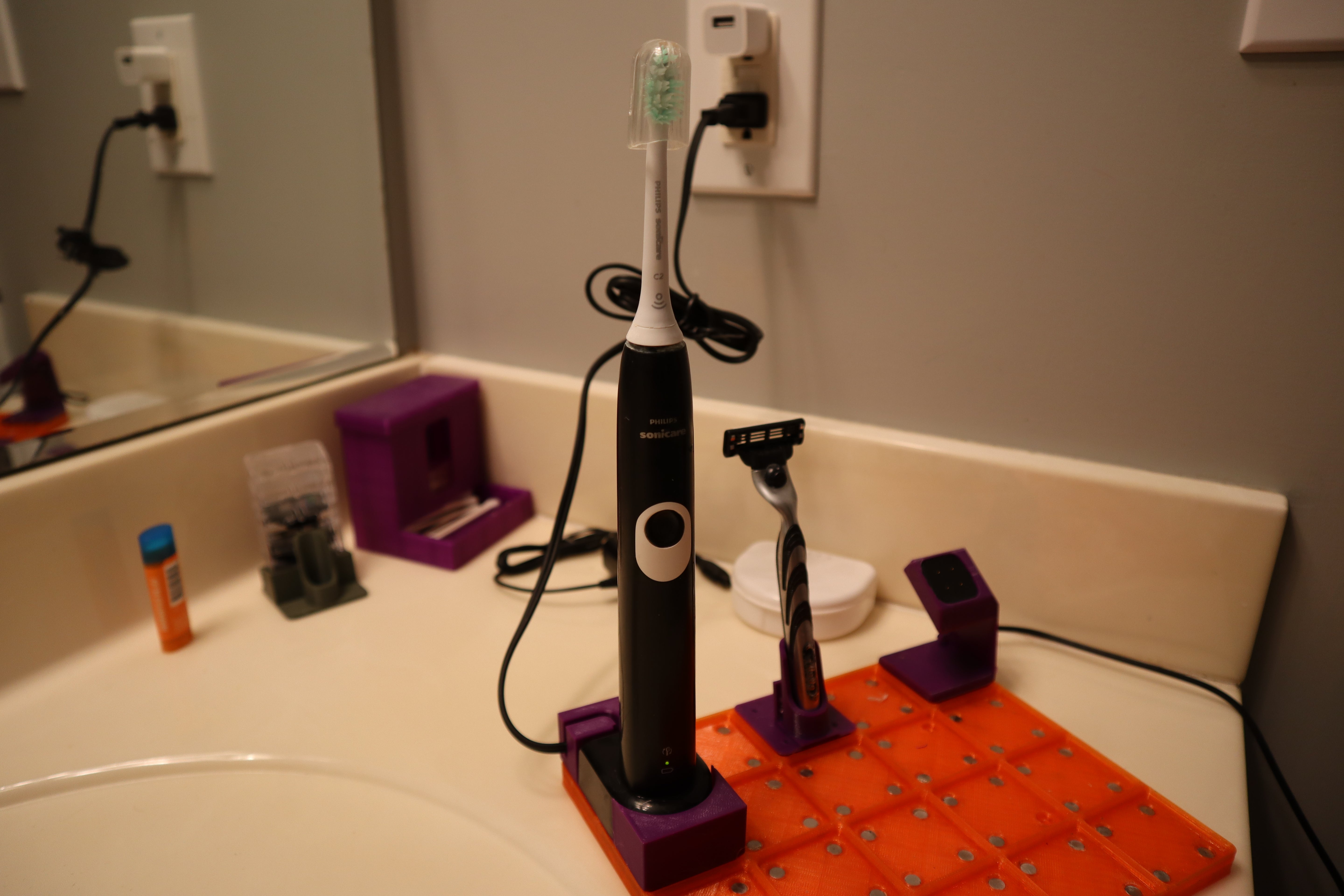 Gridfinity Sonicare Tandbørste Oplader