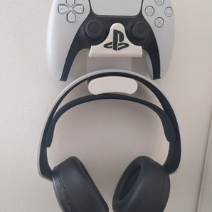 Vægmonteret Holder til PS5 Controller og Hovedtelefoner