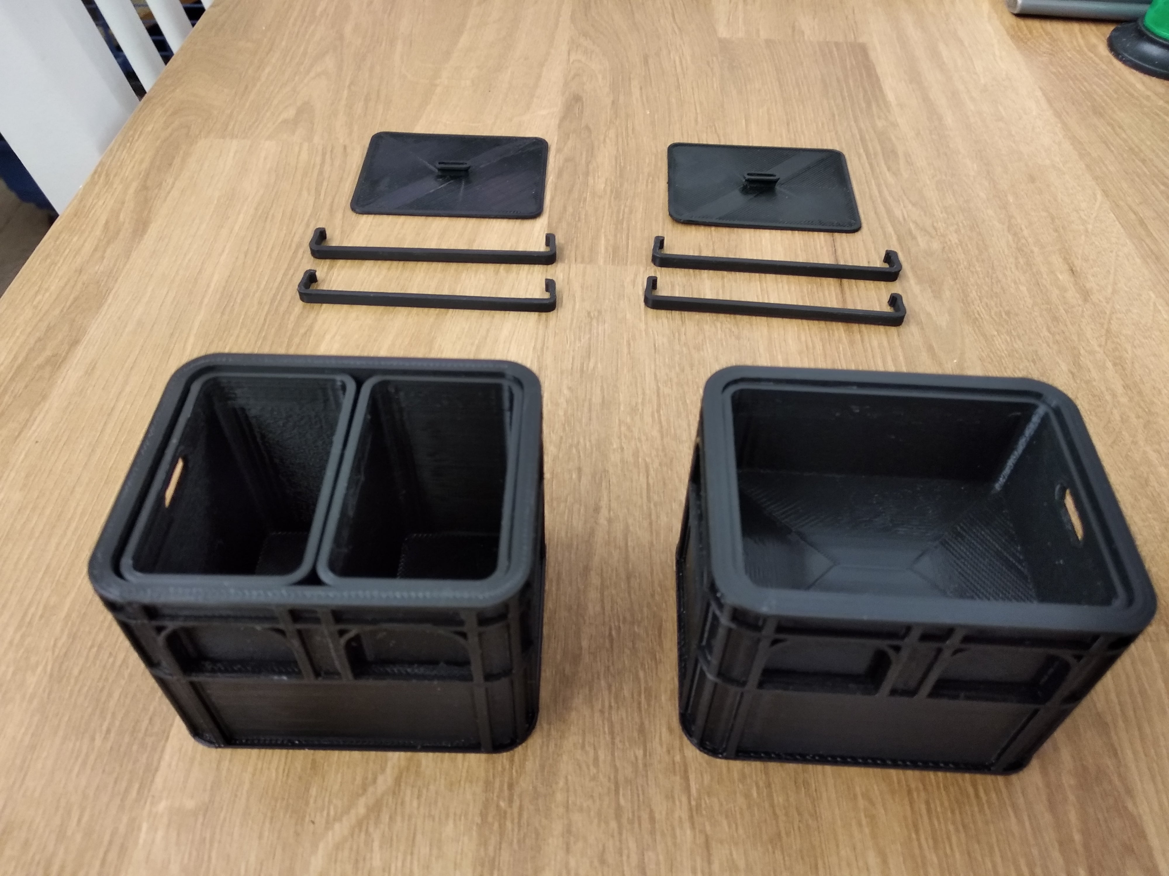 Smart Batteriholder i Ølkasse Design til AA og AAA Batterier