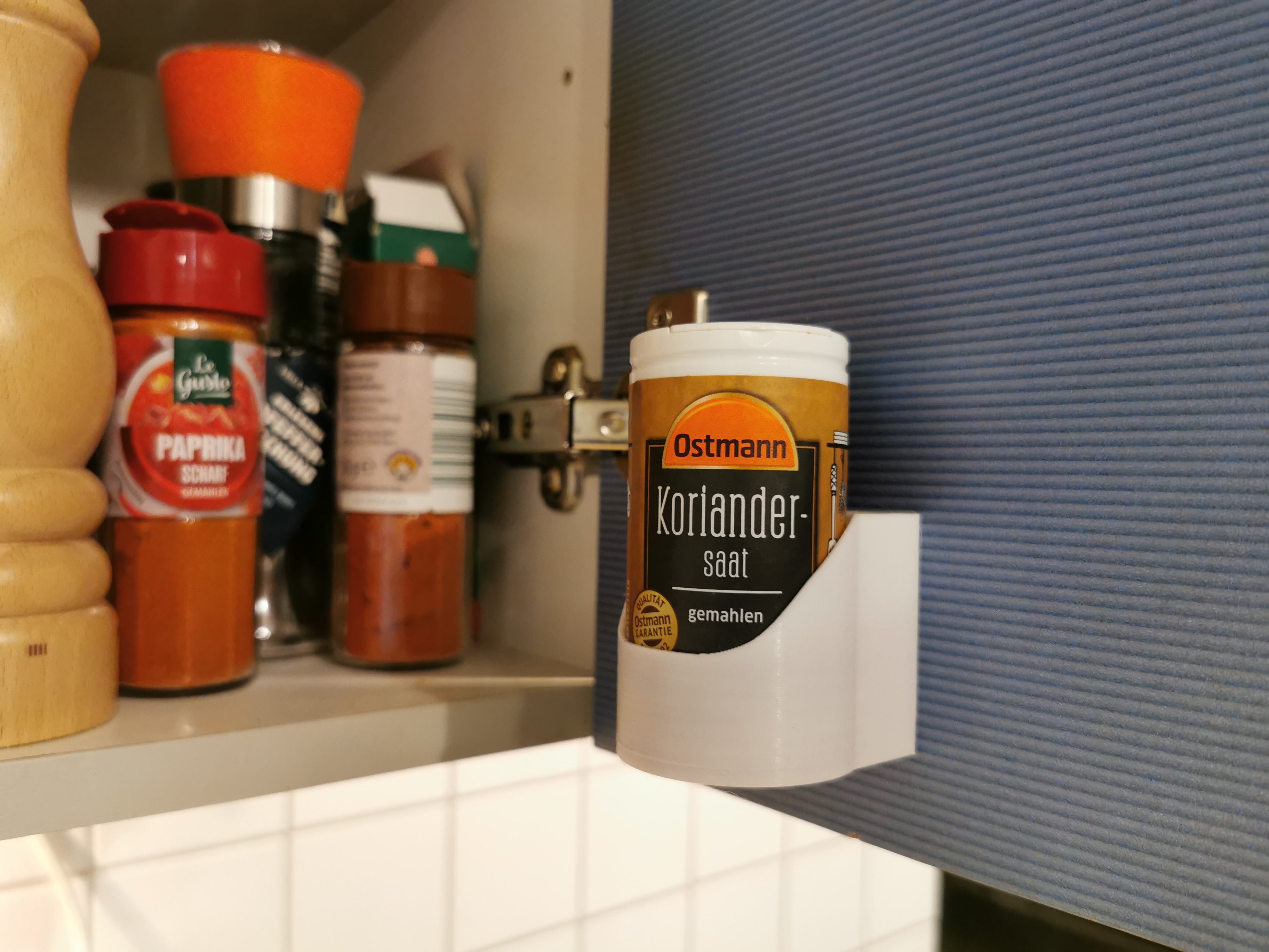 Vægmonteret Krydderiholder til Ostmann og Lignende Glas