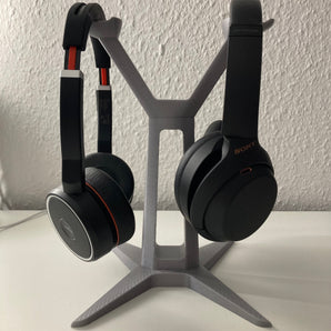 Dobbelt Headset Holder - Stabil og Praktisk Opbevaring