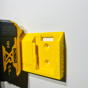 Duo DeWalt 18V Batteriholder til Væg- og Loftmontering