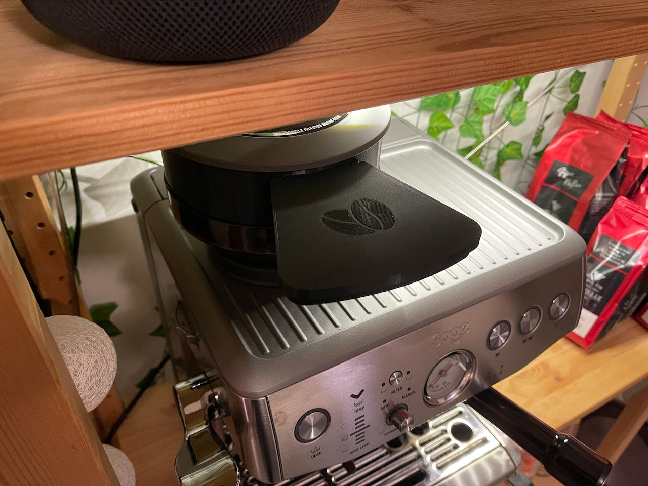 Sage Barista Express (Impress) Bønnebeholder Forlænger med Påfyldningsrende