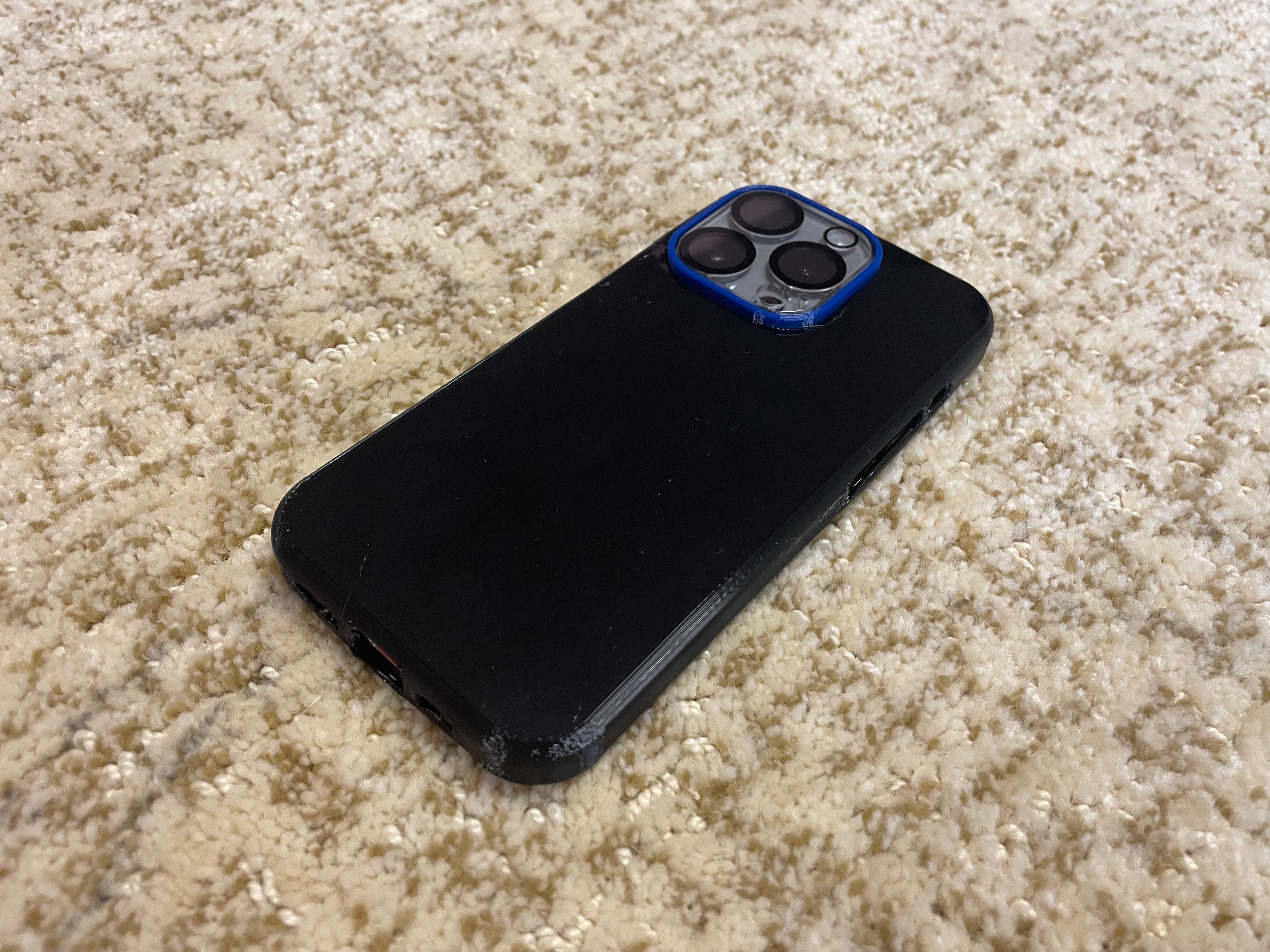 TPU-etui til iPhone 15 Pro med kameraguard