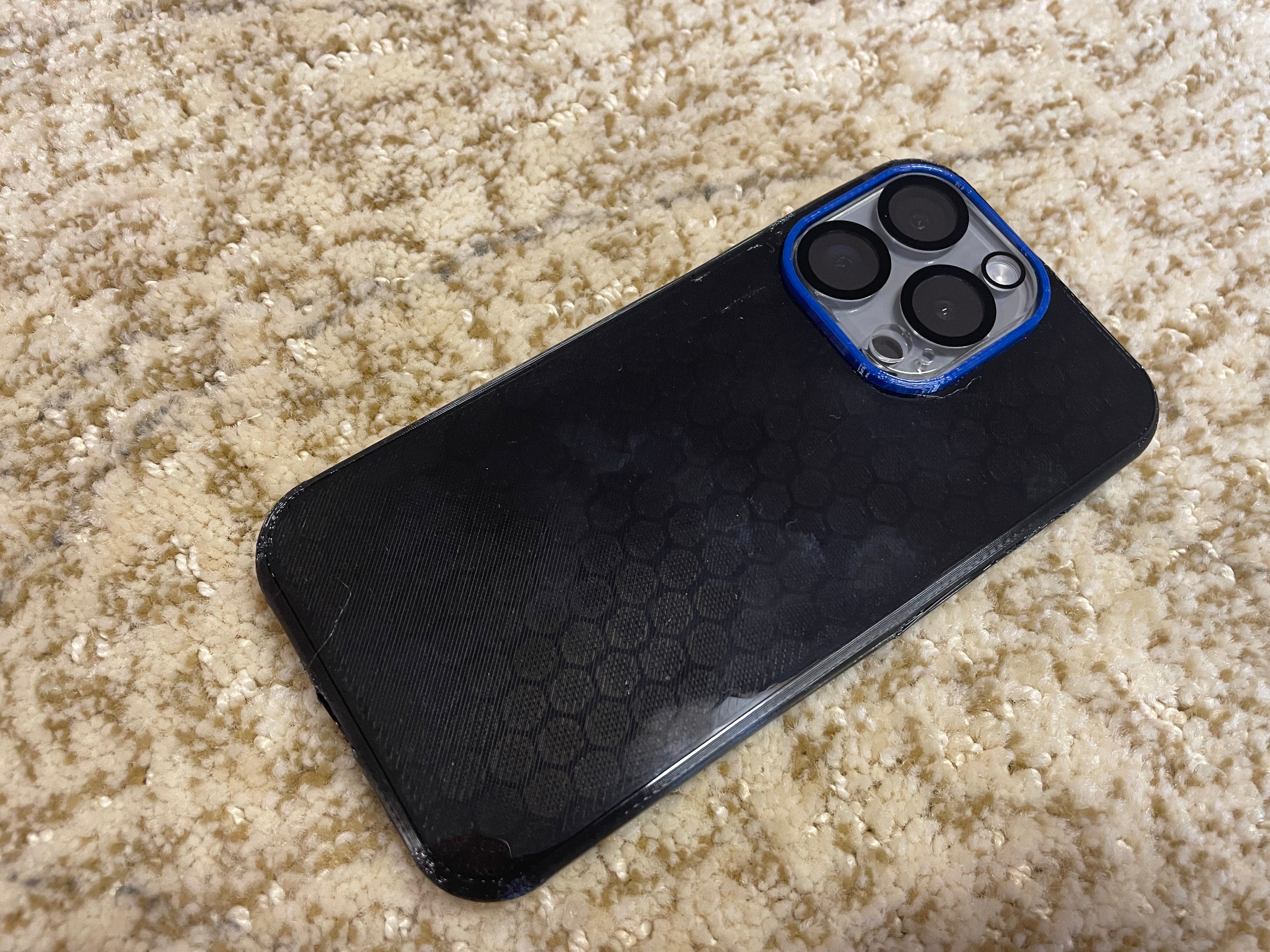 TPU-etui til iPhone 15 Pro med kameraguard