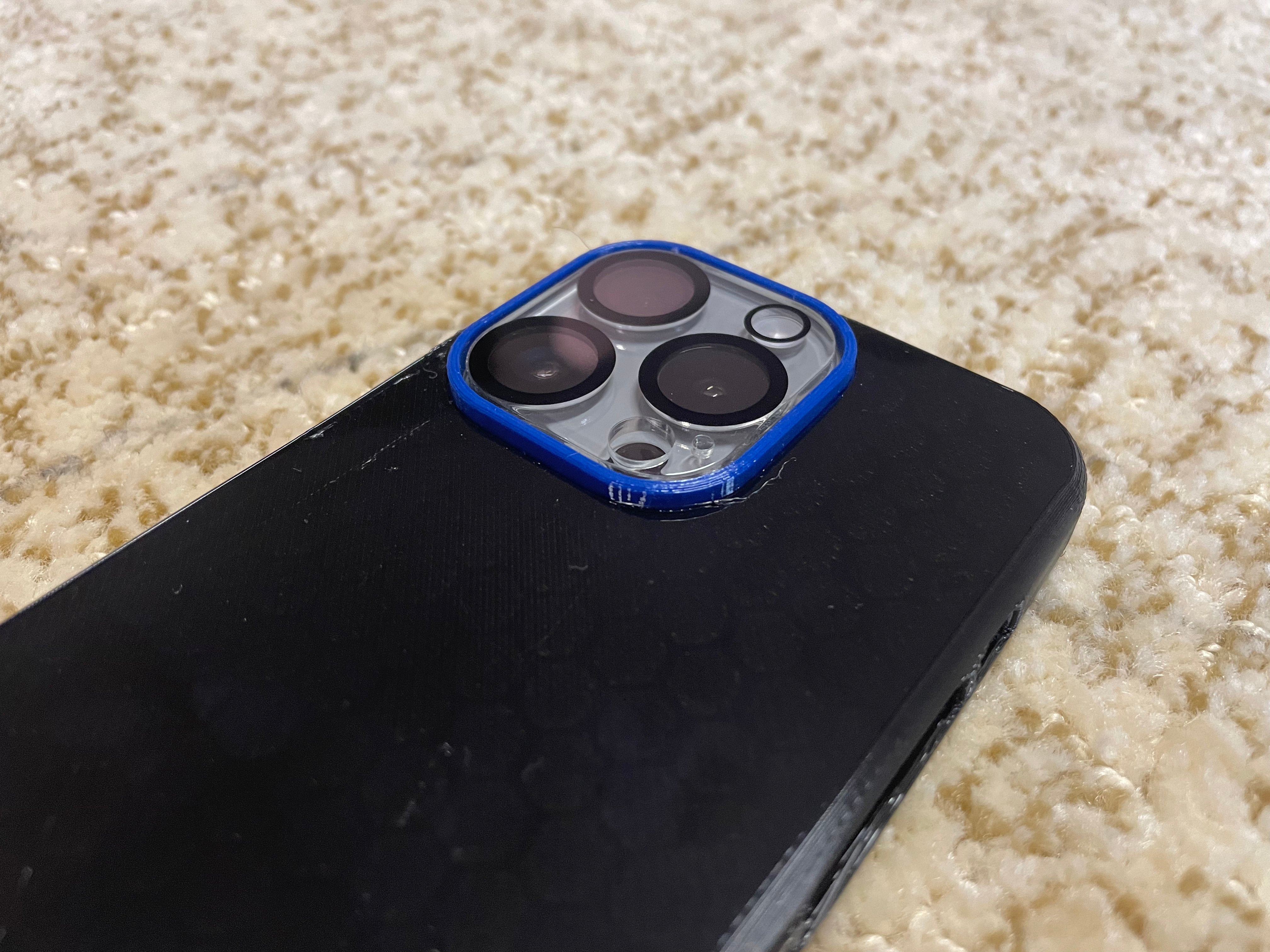 TPU-etui til iPhone 15 Pro med kameraguard