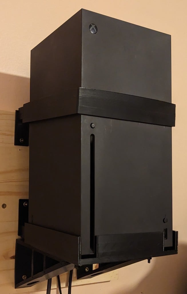 Sikker Vægmontering til Xbox Series X med Topstøtte