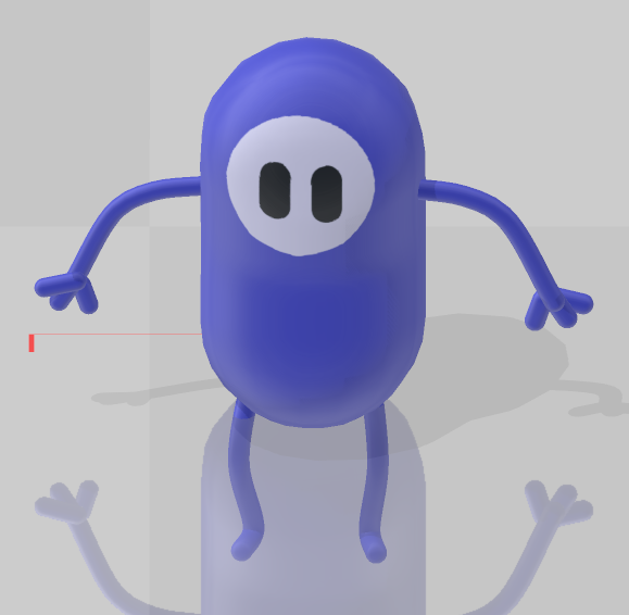 LolBean 3D-model fra LolBeans.io