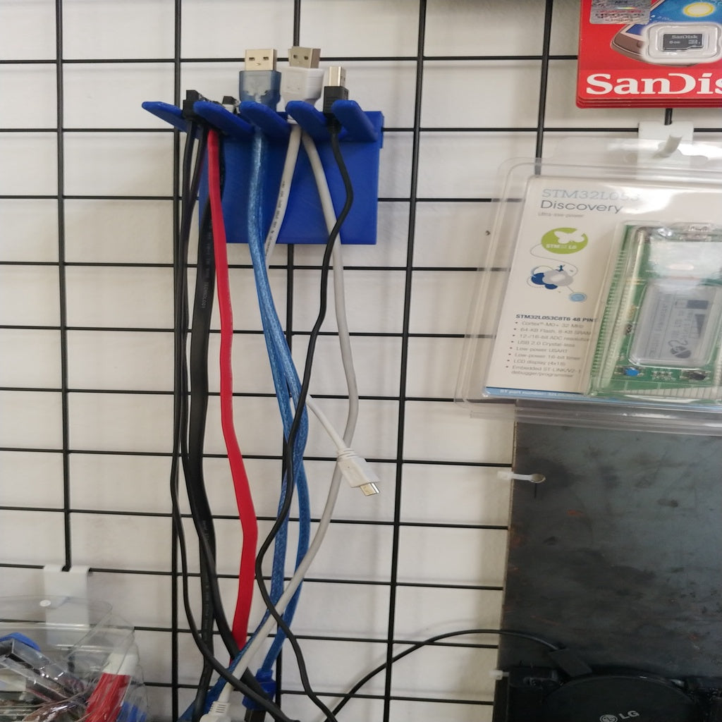 USB kabelkrog til mesh gittervæg