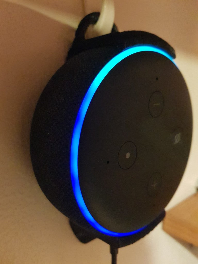 Amazon Alexa Echo Dot 3rd Gen Holder med Ring til Ophængning
