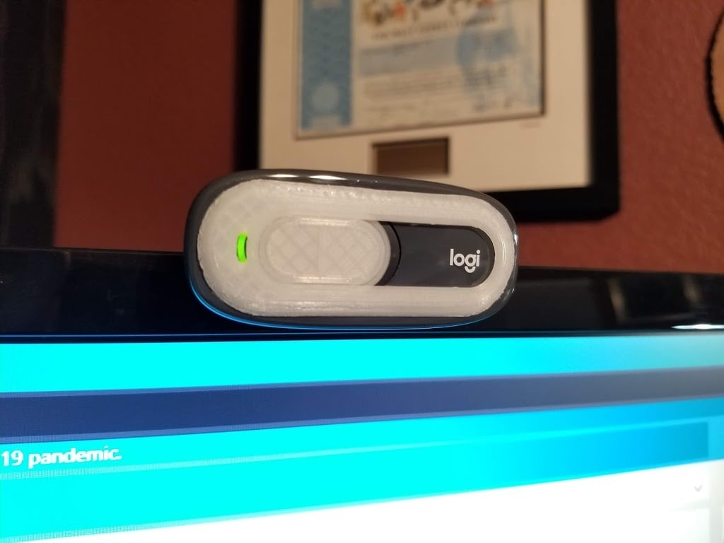 Webcam Cover med Skydelåg til Logitech C270