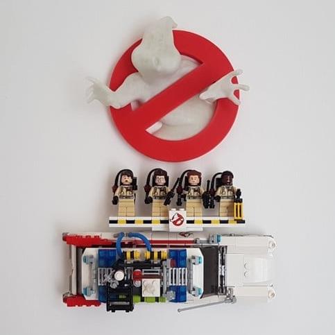 Vægmontering til Lego Ghostbuster Ecto-1 (21108)