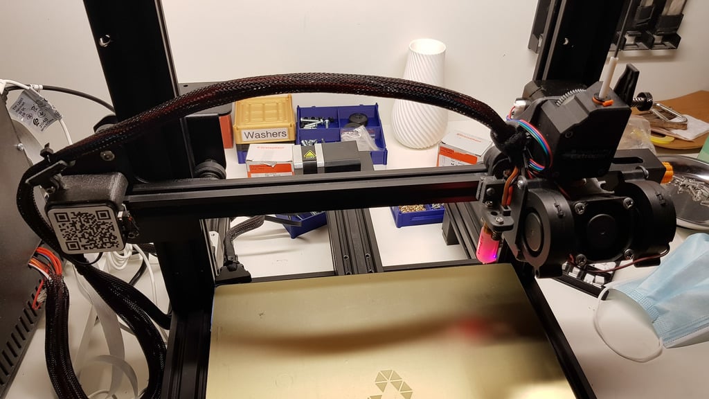 Ender 3 X-akse Kabelholder til Kabelstyring