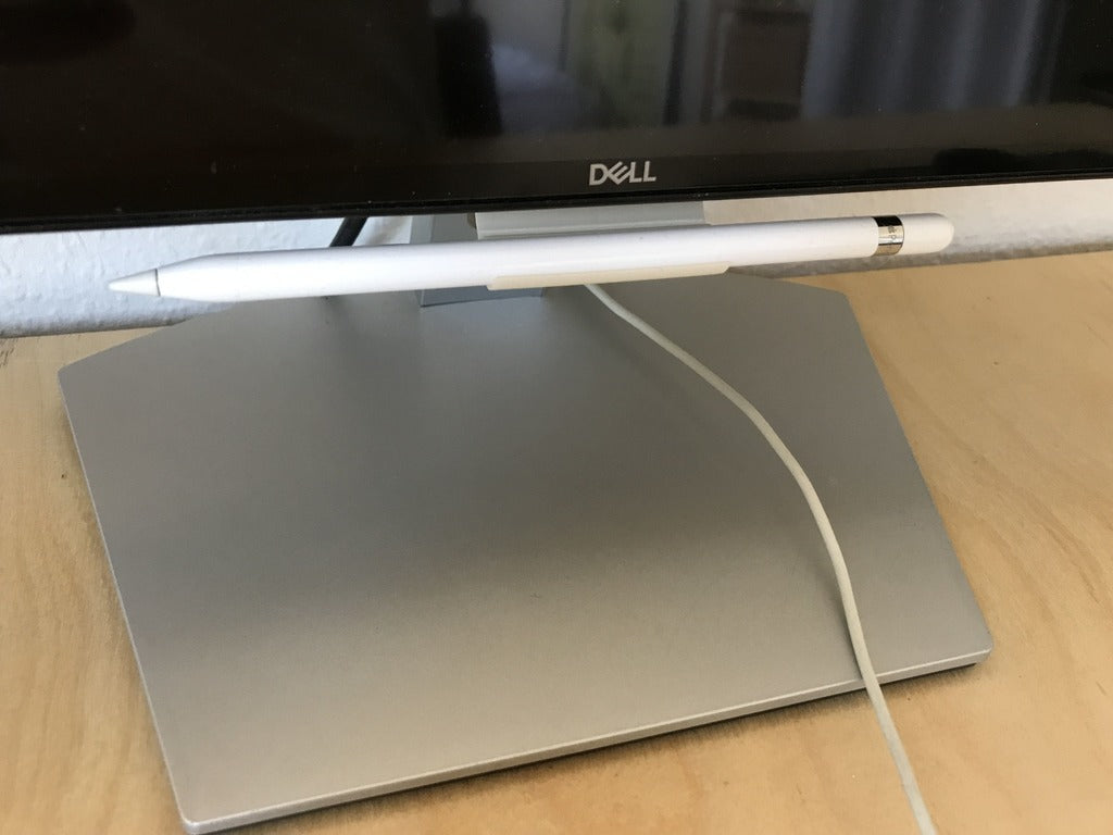 Apple Pencil holder til monitoren