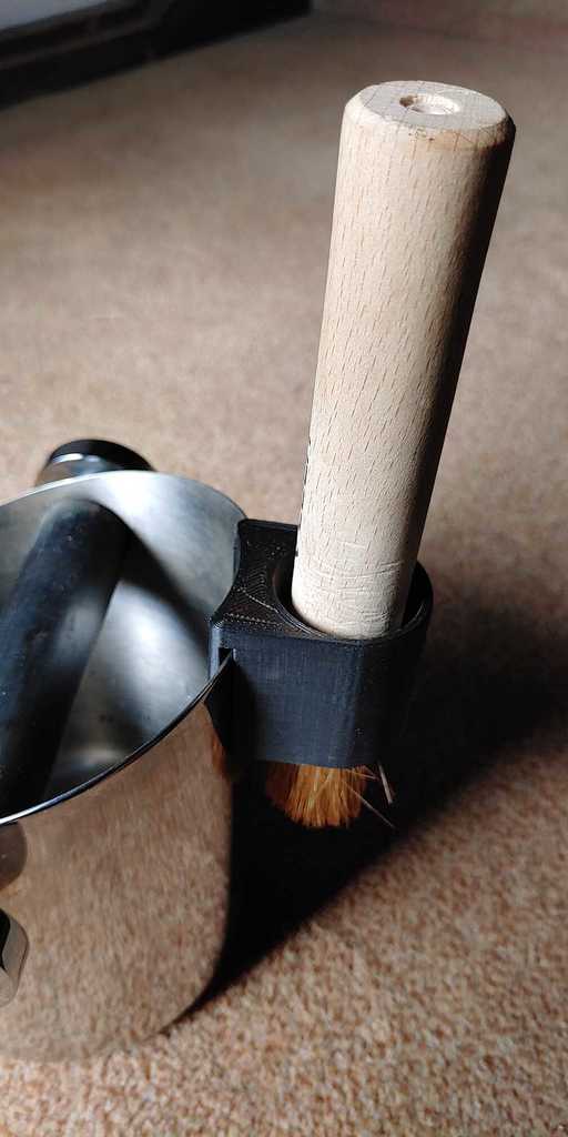 Børsteholder til LELIT Cylindrisk Knock Box (PLA360S)