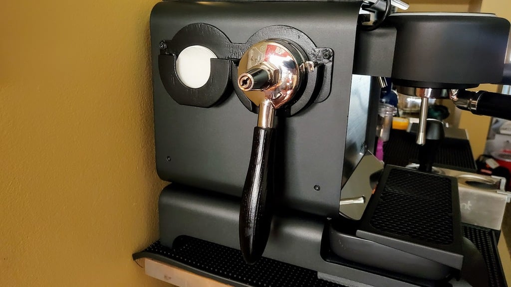 Portafilter- og Puckpapirholder til Decent Espresso DE1