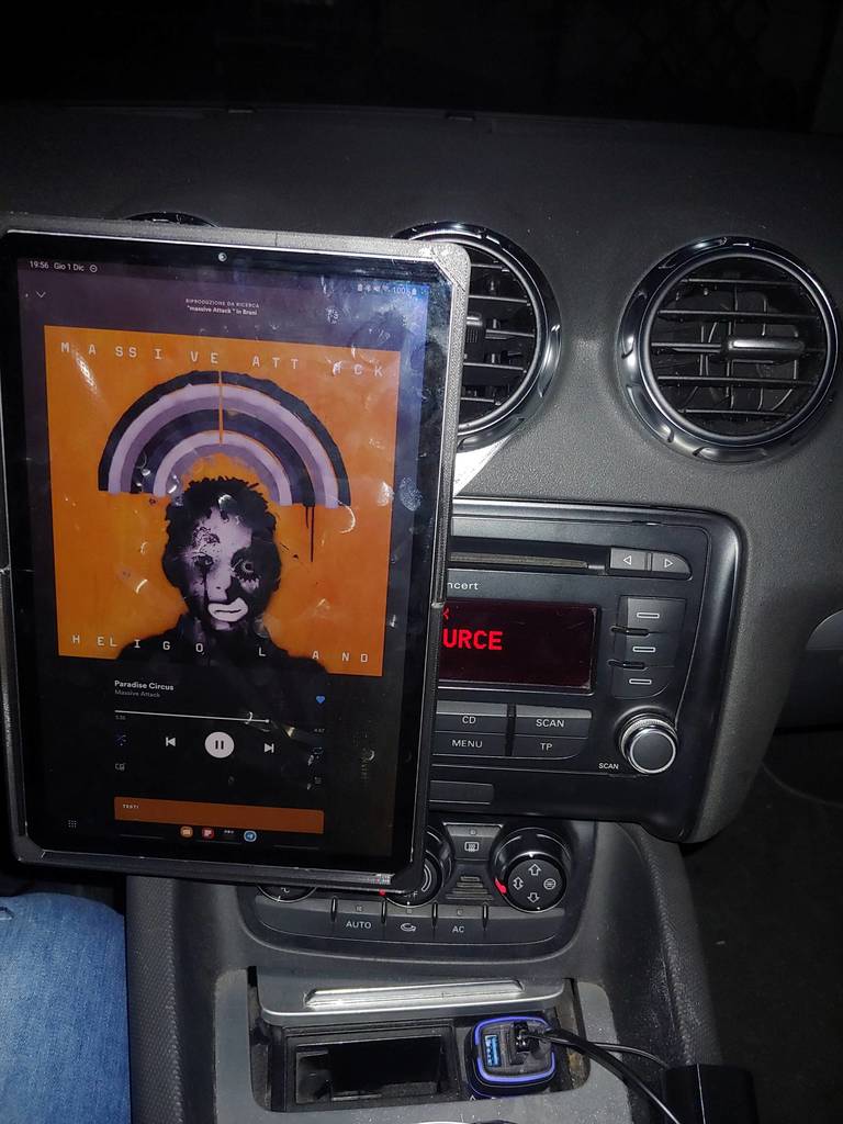Tablet holder til Audi TT Mk2 (8J) - Kompatibel med Samsung Galaxy S6